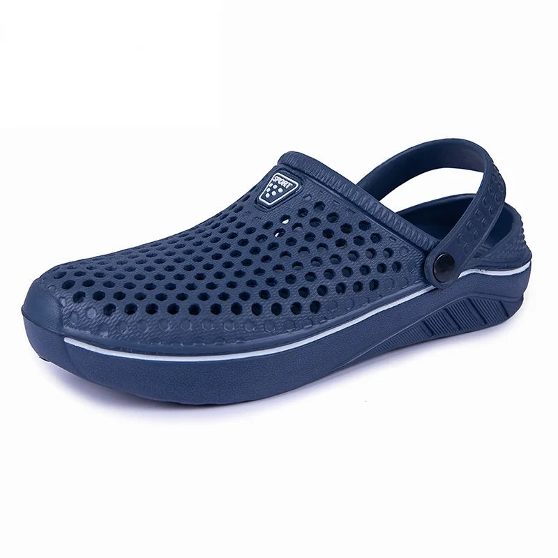 Fashion 2024 New Men's Ladies Summer Sandals Sandals Sandals Breathable Beach Shoes Garden Clogs Size 36-45