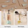 1pcs Universal Kitchen Hook Multi-Purpose 360 Degrees Rotatable Rack Organizer Spoon Storage Hanger Home Kitchen Accessories