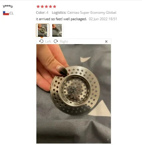 Kitchen Sink Strainer Sink Grid Filter Stainless Steel Mesh Drain Hole Filter Protection Against Clogging Kitchen Accessories