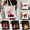 Anime Tian Guan Ci Fu Heaven Official's Blessing Canvas Shopper Tote Bag TGCF Hua Cheng XieLian The Ghost King Umbrella Handbags