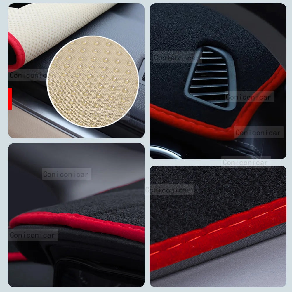 For CHERY TIGGO 2 2021-2023 Car Dashboard Cover Mat Dash Board Avoid light Sun Shade Carpets Anti-UV Protector Accessories