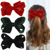 Elegant Velvet Hair Bow Clip Sweet Butterfly Barrettes Kids Hair Accessories Girls Hairpins Headdresses Women Headwear