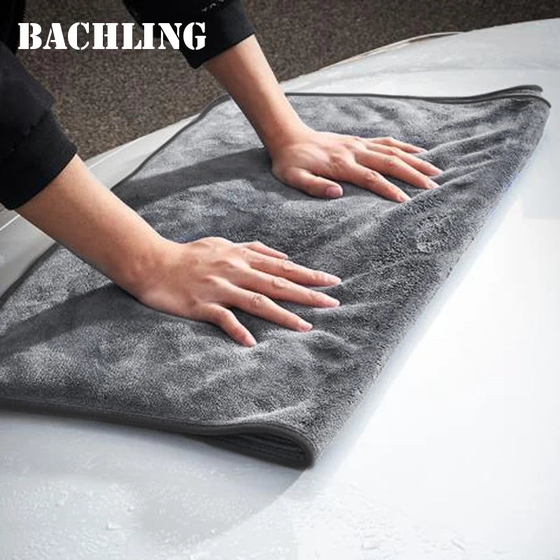 Car Wash Microfiber Towel High End Cleaning Drying Car Cleaning Extra Soft Cloth High Water Absorption For Car Wash Accessorie