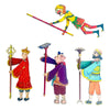 Shadow Play Sun Wukong Wooden Journey to the West DIY Gifts Dolls Children's Kindergarten Props Toy Materials