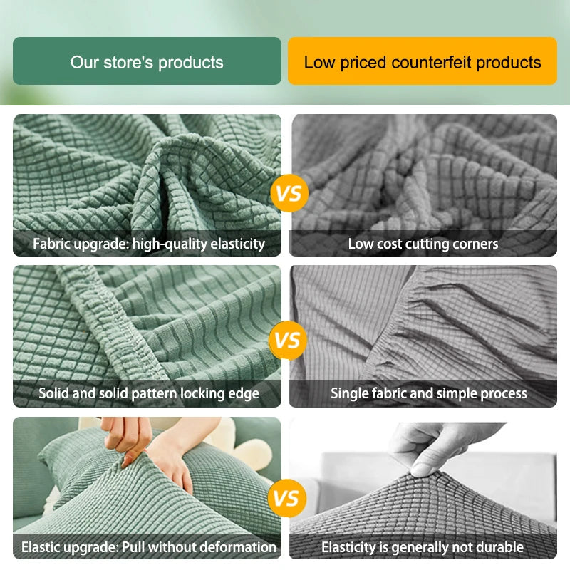 Jacquard Sofa Cover Stretch Couch Cover Sectional L Shape Sofa Slipcover Cheap Corner  Armchair Sofa Cover For Living Room Home