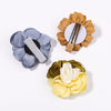 5/3Pcs Children Handmade Chiffon Petals Poppy Flower Hair Clips Rolled Rose Fabric Hair Flowers for Kids Girls Hair Accessories