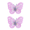 2Pcs Butterfly Hair Clip For Girl Embroidery Barrettes Fairy Hairpin Kids Hair Decor Hairpins Headwear Lovely Hair Accessories