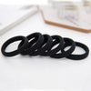 50/100Pcs Elastic Hair Accessories for Women Kids Black Rubber Band Ponytail Holder Gum for Hair Ties Ring Scrunchies Hairband