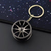 Zinc Alloy Creative Gift Car Metal Keychain Turbo Gear Wheel Hub Hanger Brake Disc Shock Absorber Hanger Cute Car Accessories