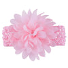 10pcs/lot Baby Girls Headband Toddlers Kids Infants Crochet Weave Hairband Chiffon Flowers Headbands Children Hair Accessories