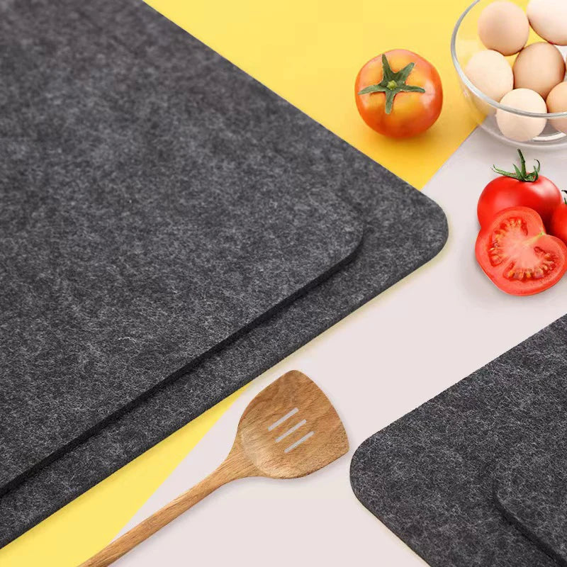 Air Fryer Coffee Maker Heat Resistant Pad Counter Mat Countertop Protector Non-slip Appliance Moving Mat Kitchen Accessories