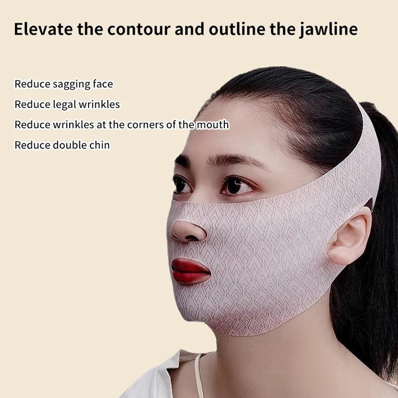 1PCS Chin Cheek Slimming Bandage V Line Lifting Mask V Shaper Face Lift Sleeping Mask Beauty Health Anti Wrinkle Strap Band