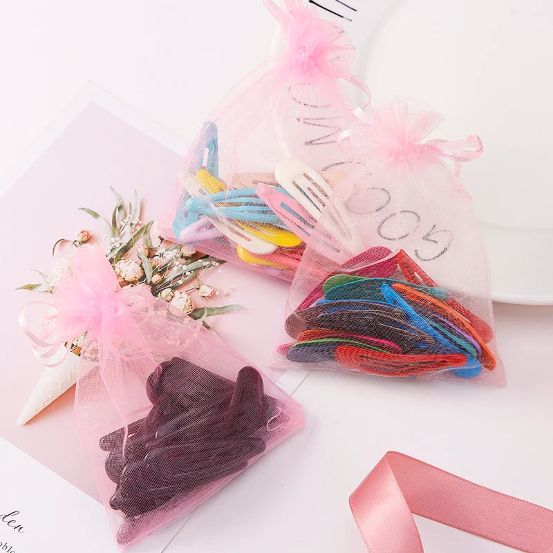 Colorful Hair Clips for Women Girls Fashion Solid BB Hair Clips Kids Snap Metal Barrettes Hairpins Clip Bobby Pin Hair Accessory