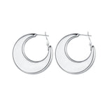 Load image into Gallery viewer, Stainless Steel  Minimalist Shrimp Pattern Hoop Earrings for Men Women Cool Accessaries Earring Hot Sale Birthday Jewlery Gifts
