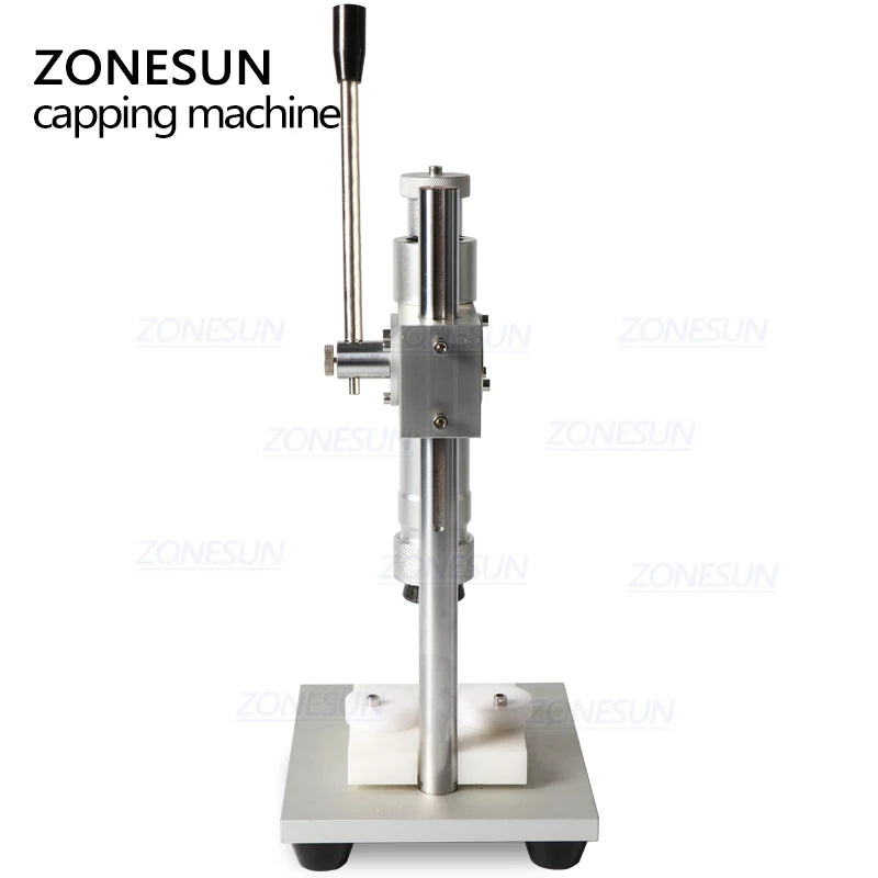 ZONESUN Manual Crimping Machine Perfume Crimper Capper Metal Collar Cap