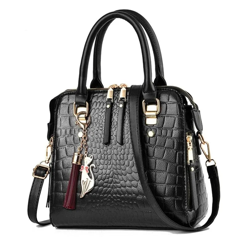 Vintage Crocodile Skin Women's Luxury Tote