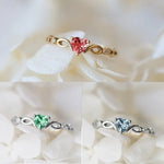 Load image into Gallery viewer, Simple Heart Ring For Women Female Cute Finger Rings Romantic Birthday Gift For Girlfriend Fashion Zircon Stone Jewelry
