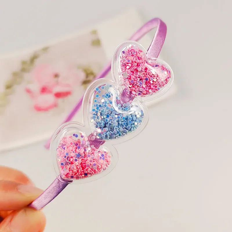 Girls Hairbands Children Sequins Headbands Kids  Hair Bands Hair Accessories Hair Scrunchie Girl Hairs Clip Hairs Band Gift