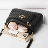 PU Crossbody Bags Double Zipper 2024 New Fashion Shoulder Bag for Women Large Capacity Tassel Decoration Heart-shaped Hardware