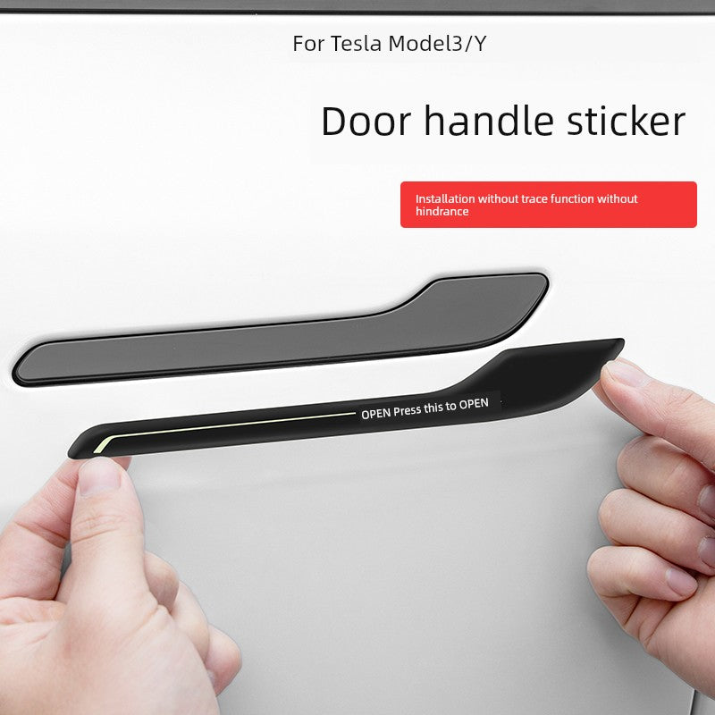 Tesla Luminous Warning Scratch-Resistant Modified Car Door