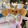 2PCS New Plush Rabbit Cute Princess Headwear Kids Elastic Hair Bands Children Ropes Girls Accessories Baby Headdress