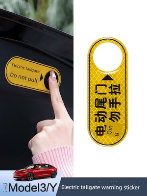 Tesla Model3 Electric Sticker Stereo Trunk