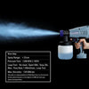 WORKPRO  550W Spray Gun 220V HVLP Paint Spray Gun High 800ML Power Electric Paint Sprayer with 2 Nozzle for Home Use Beginner