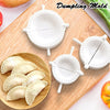 7-9cm Plastic Dumpling Tools Simple DIY Dumpling Molds Dough Press Mold Cooking Pastry Chinese Food Dumplings Maker Kitchen Tool