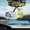 Universal Clip Rotatable and Retractable Car Phone Holder Rearview Mirror Driving Recorder Bracket GPS Mobile Phone Support