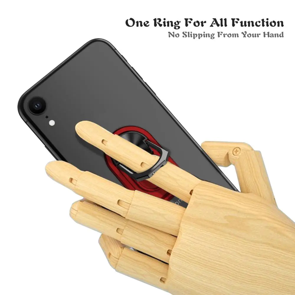 Car Magnetic Finger Ring Bracket Adjustable Foldable Multifunctional Magnetic Navigation Bracket Desktop Cell Phone Holder