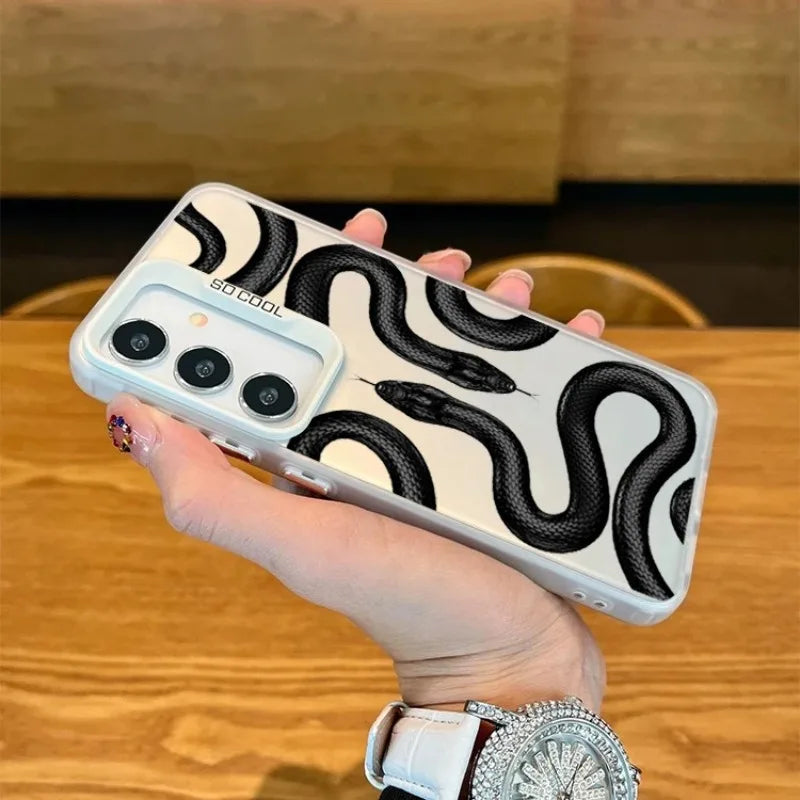 For Funda Samsung Galaxy S24 S23 S22 Ultra FE Plus Note20 Ultra A55 A54 A53 A52S A33 A13 A14 A35 A34 A25 A24 A05S 5G Case Cover