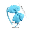 1 Piece Ribbon Handmade Hair Bows Hairbands for Baby Girls 20 Colors Cute Bowknot Solid Headband Headwear Baby Hair Accessories