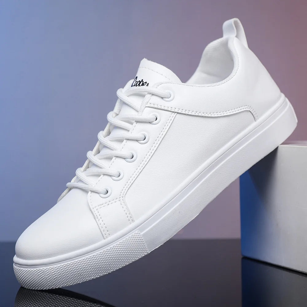 Men's Trend Casual Shoes Flats Shoes White Sneakers Breathable Leisure Male Sneakers Non-slip Footwear Men Vulcanized Shoes