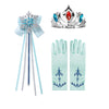 Baby Girls Elsa Anna Princess Accessories Kids Magic Wand Crown Cosplay Snow White Rapunzel Tiara Gloves Party Supplies Sets