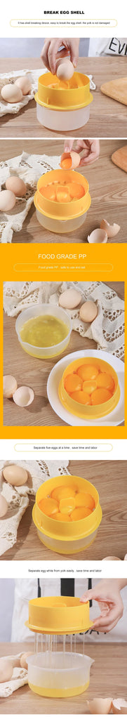 Egg Yolk Separator And Clear Kitchen Gadgets Egg Separator Baking Tools Large Capacity Kitchen Accessories