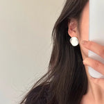 Load image into Gallery viewer, MEYRROYU Exaggerated Matte Frosted Stud Piercing Earrings For Women Girl Fashion New Jewelry Party Lady Gift pendientes mujer
