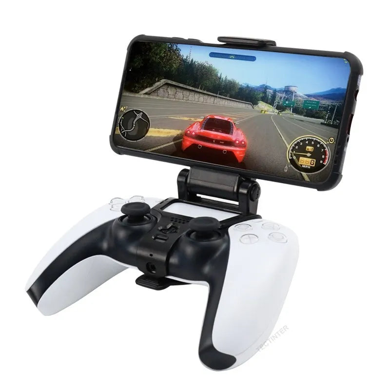 Mobile Cell Phone Stand For PS5 Controller Bracket Mount Hand Grip For PlayStation 5 Gamepad For Samsung S9 S8 Clip Holder