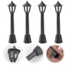 6 Pcs Ornament Model Accessory Home Accessories Miniature Scene Furniture Street Light Simulation Toy Kids Playing House