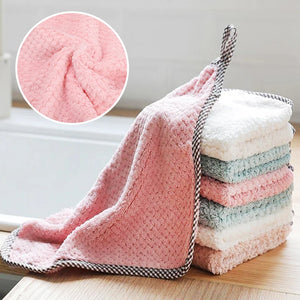 New Super Absorbent Microfiber Kitchen Dish Cloth High-efficiency Tableware Household Cleaning Towel Kitchen Tools Gadgets