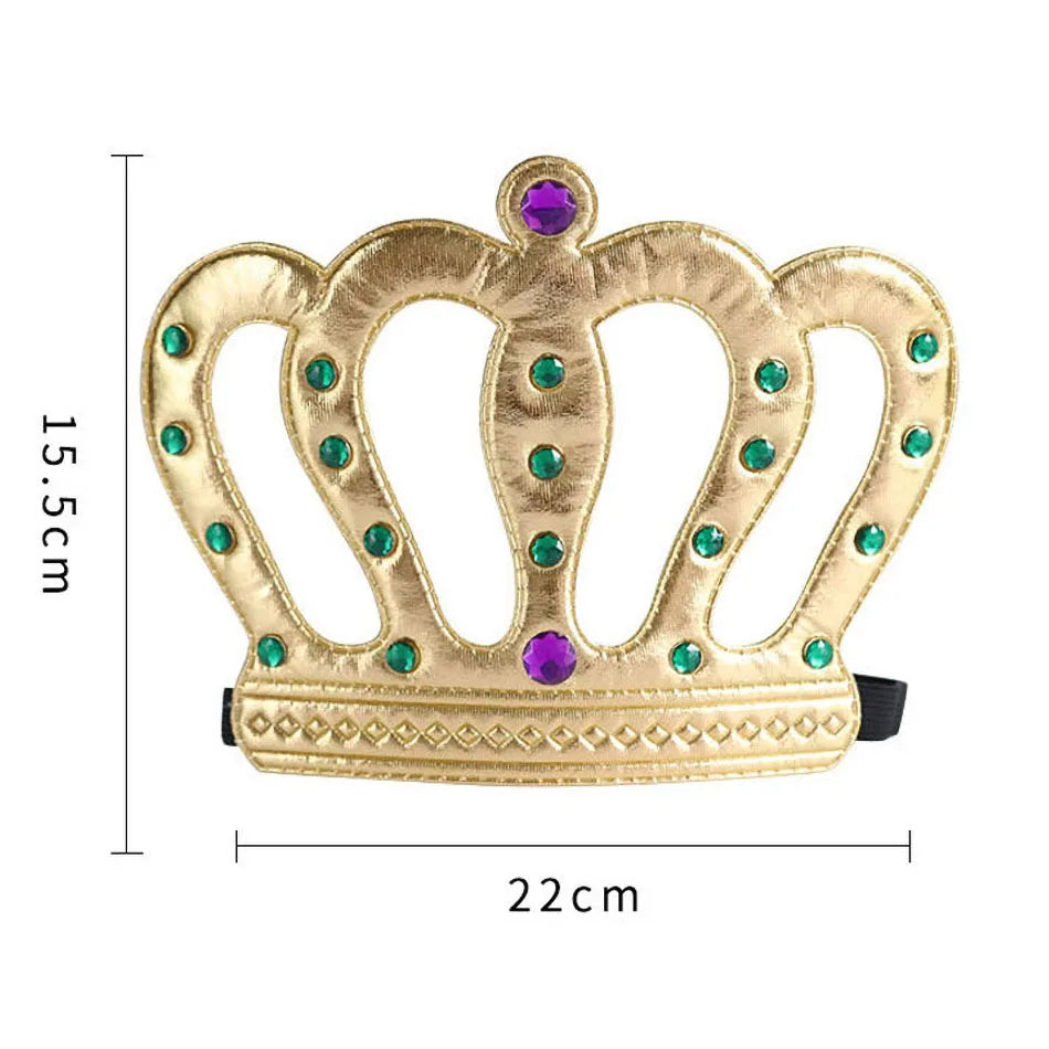 Children Birthday Crown Hats Girl Queen Hat Boys King Kids Party Hats Party Crown Accessories Adult Crown Supplies Decorations