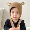 0-2 Years Baby Hat Autumn Winter Ear Rabbit Knitted Kids Hat Baby Girls Baby Boys Cute Wool Hat  Baby Accessories Newborn