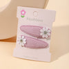 1pcs Ins Daisy Flower Hair Clips Baby Girl Hairpins for Kids Lace White Barette Princess Infant Hair Accessories Wholesale