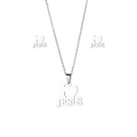 Load image into Gallery viewer, Stainless Steel Letter mama Pendant earring Necklace Set Women charm Mother Day Love Heart Gifts Mom Jewelry Bijoux TZ201

