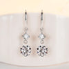 Fanqieliu 925 Silver Needle Crystal Zircon Jewelry Fashion Drop Earrings For Women New FQL23538