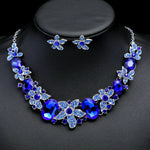 Load image into Gallery viewer, Rhinestone Necklace Jewelry Set More Exquisite Design Sense Banquet Dress Fashion Temperament Vintage
