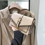 Load image into Gallery viewer, Fashion Handbag Ladies Solid Color Simple Crossbody Bag Women Stylish PU Leather Messenger Shoulder Bag Leisure Bag
