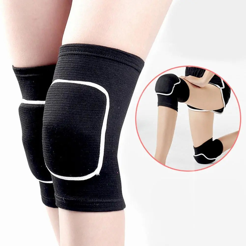 1pair Dancing Knee Pads For Volleyball Yoga Women Kids Men Patella Brace Support Eva Kneepad Fitness Protector Work Gear S4x2