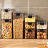 Sealed Plastic Food Storage Box Candy Dried Jars Fridge StorageTank Containers Household Items Kitchen Organizer 460ml 700ml