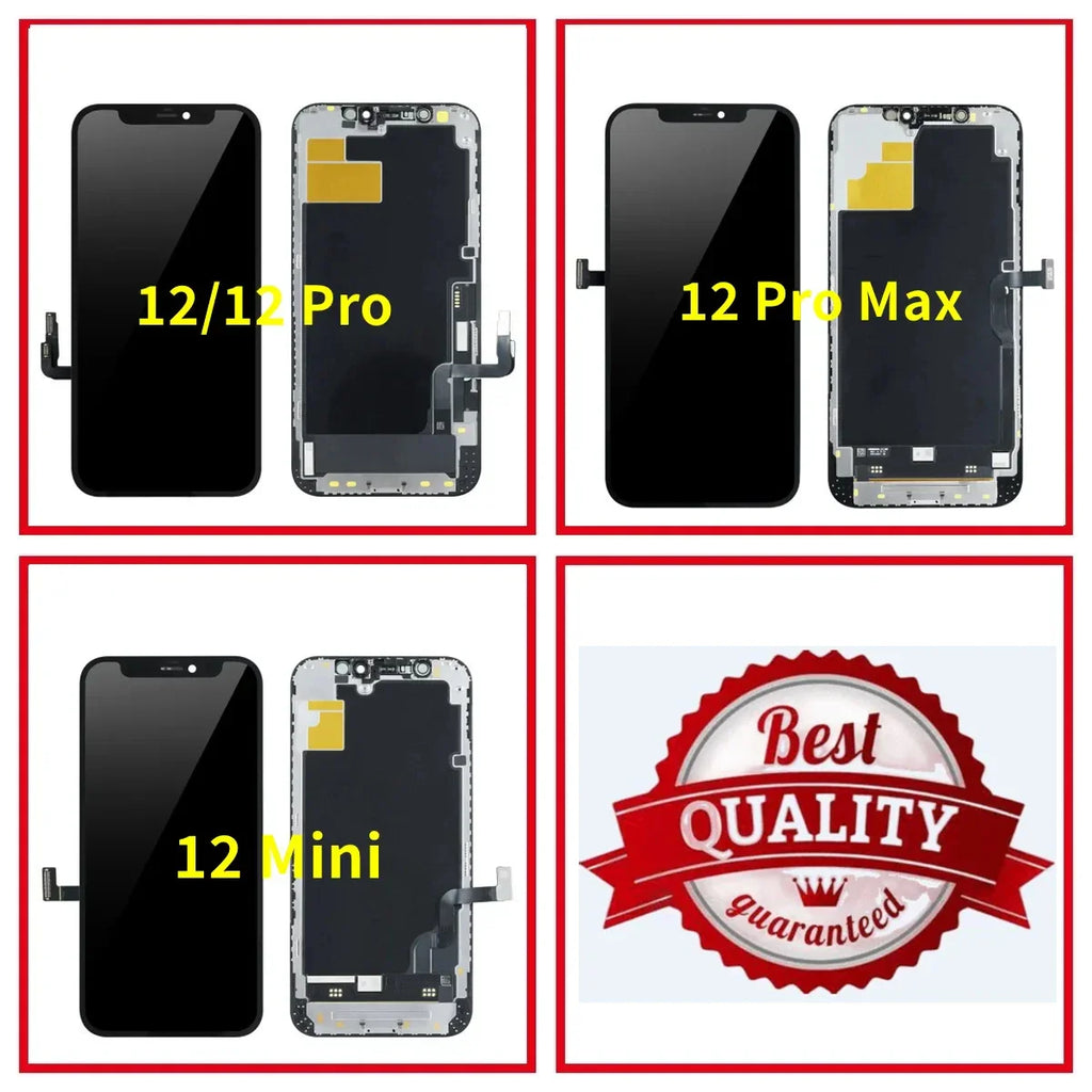 DD OLED 1 Piece Replacement Touch Digitizer Display LCD For iPhone  12 13 14  Pro Max 15 Pro OLED Screen Assembly