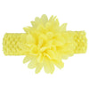 10pcs/lot Baby Girls Headband Toddlers Kids Infants Crochet Weave Hairband Chiffon Flowers Headbands Children Hair Accessories